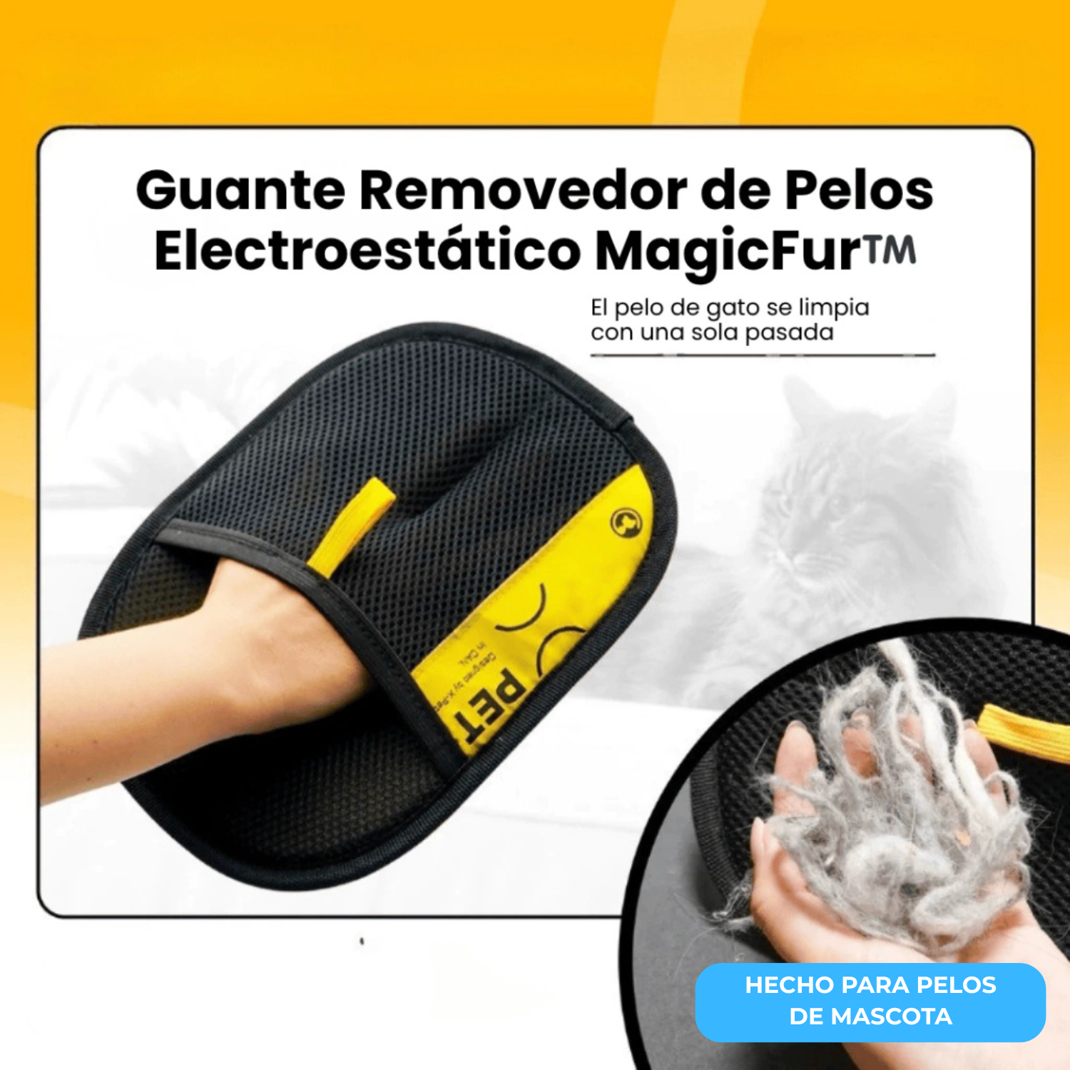 Guante Saca Pelos TechPet
