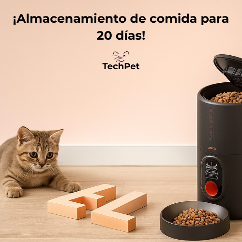 Dispenser de comida inteligente (con tu voz) - Envío Gratis